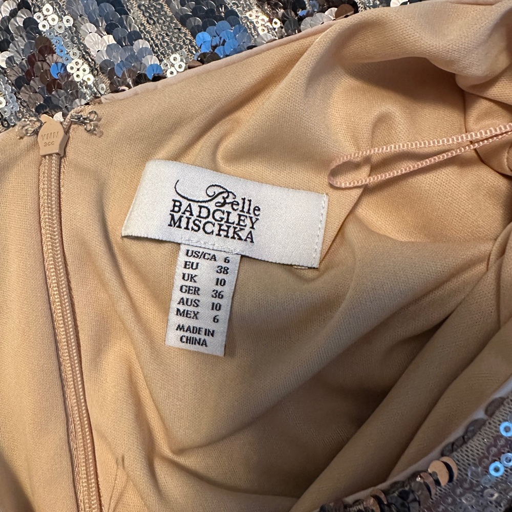 Belle Badgley Mischka Sequin Dress